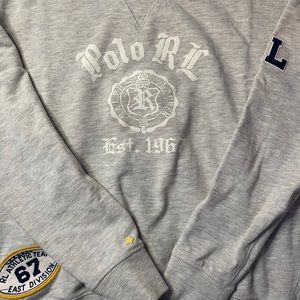Grey Polo Sweatshirt